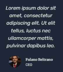 Captura de tela - Depoimento 1 - Mobile